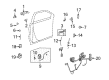 Chevy Traverse Exterior Door Handle Diagram - 22867272