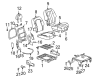 Pontiac Aztek Seat Covers Diagram - 88895009