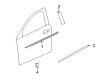 Saturn Door Moldings Diagram - 24461094
