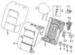 Chevy Equinox EV Center Console Latch Diagram - 86536891
