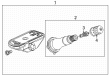 GMC Hummer EV SUV TPMS Sensor Diagram - 13542523