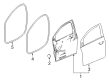 Chevy Sonic Door Seal Diagram - 95190186