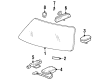 Cadillac DeVille Windshield Diagram - 25640689