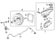 Buick LaCrosse Brake Booster Diagram - 84650998