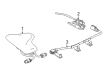 Cadillac CTS Antenna Cable Diagram - 22942140