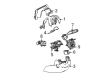 Cadillac OPTIQ Automatic Transmission Shift Levers Diagram - 13564963