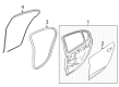Chevy SS Weather Strip Diagram - 92507952
