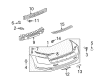 Pontiac Bumper Cover Diagram - 19168400