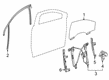 Cadillac XT6 Door Seal Diagram - 84978852