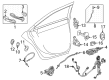 Cadillac CT5 Exterior Door Handle Diagram - 13548522