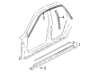 Saturn LS1 Door Seal Diagram - 22718865