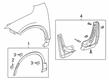 Chevy Blazer Mud Flaps Diagram - 84537565