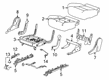 Chevy Traverse Limited Seat Cushion Diagram - 84431904