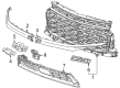Chevy Traverse Grille Diagram - 84870695