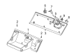 Saturn Glove Box Diagram - 15258281