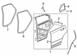 Cadillac XT4 Door Seal Diagram - 84600671