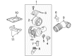 Chevy Silverado 2500 HD Mass Air Flow Sensor Diagram - 98002762