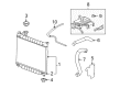 Chevy Trailblazer EXT Coolant Reservoir Diagram - 89022555