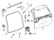 Cadillac OPTIQ Body Mount Hole Plug Diagram - 84762926