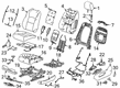 Cadillac XT4 Seat Covers Diagram - 84812628