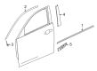 Cadillac Door Moldings Diagram - 22970642