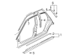 Saturn LS1 Door Seal Diagram - 24416831
