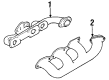 Chevy Lumina APV Exhaust Manifold Diagram - 24501727