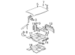 Chevy Silverado 2500 Interior Door Handle Diagram - 15036187
