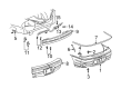 Pontiac Grand Am Bumper Cover Diagram - 12335582
