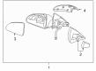 Chevy Malibu Car Mirror Diagram - 22698304