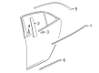 Chevy Malibu Door Moldings Diagram - 23176658