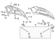Chevy Aveo Hood Release Cable Diagram - 96494275