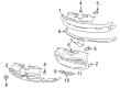 Chevy Blazer Grille Diagram - 19180339