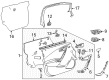 Buick Verano Door Moldings Diagram - 23131016