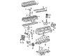 Chevy Trailblazer EXT Piston Ring Set Diagram - 12482718