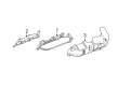 Cadillac Exhaust Heat Shield Diagram - 12791725