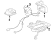 Oldsmobile Intrigue Clock Spring Diagram - 26090831