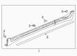 Chevy Traverse Limited Door Seal Diagram - 23166517