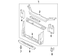 Chevy Uplander Radiator Support Diagram - 15871561