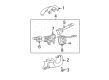 Chevy Malibu Steering Column Cover Diagram - 15945793