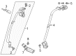 Cadillac CT6 Seat Belt Diagram - 19367204