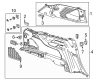 Cadillac ESCALADE IQ Seat Switch Panel Diagram - 86509539