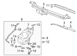 Chevy Trailblazer EXT Windshield Wiper Switch Diagram - 15048703