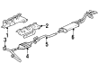 Chevy C2500 Suburban Exhaust Pipe Diagram - 15637053