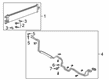 Cadillac CT6 Transmission Oil Cooler Hose Diagram - 84202021
