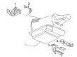 Chevy SSR Motor And Transmission Mount Diagram - 15232234