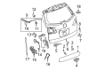 Chevy Liftgate Lock Actuator Diagram - 23245268