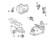 Oldsmobile Alero Motor And Transmission Mount Diagram - 22604370