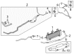 Chevy Silverado 2500 HD Transmission Oil Cooler Hose Diagram - 23280473