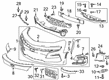 Chevy Blazer EV Bed Mounting Hardware Diagram - 11561763